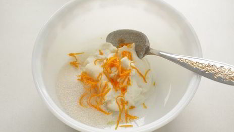 тарт с рикоттой и брусникой