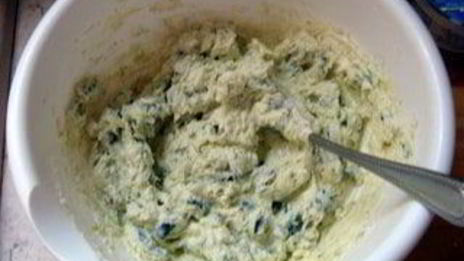 тарт с цукини и молодым пореем