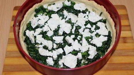 тарт со шпинатом