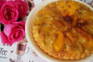 Тарт татен с тыквой и яблоком