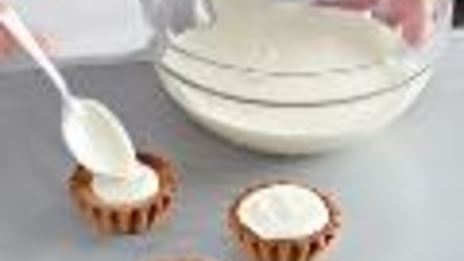 тартинки с заварным сливочным кремом