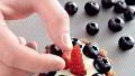 тартинки с заварным сливочным кремом