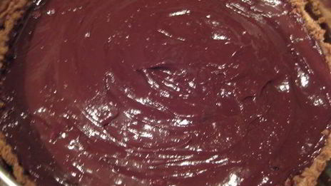 трюфельный тарт с малиной