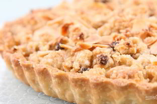 Яблочный тарт с миндалем