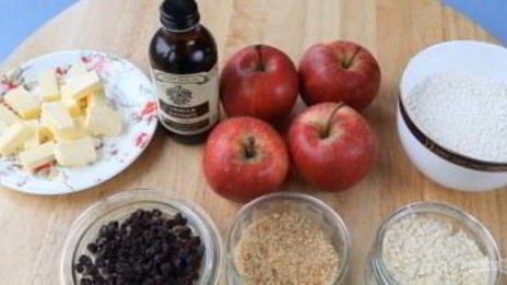 яблочный тарт с миндалем