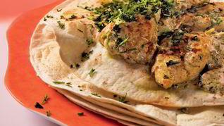 Тортилья с куриным карри