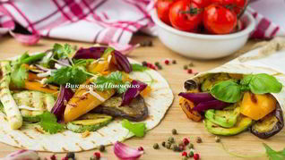 Тортилья с овощами-гриль