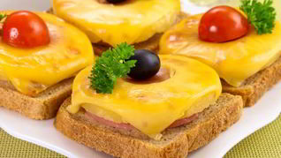 Гавайские тостики