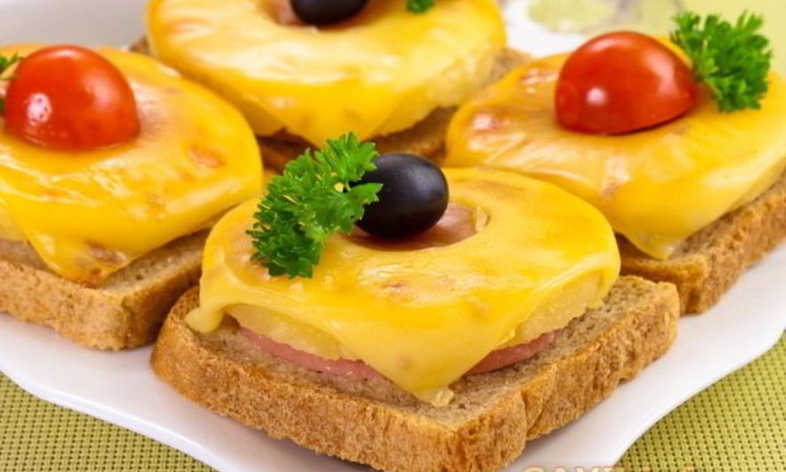 Рецепт гавайские тостики