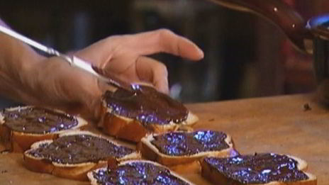 шоколадные французские тосты