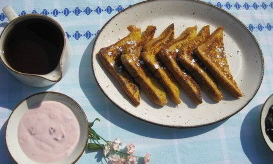 Рецепт сливочные тосты с корицей