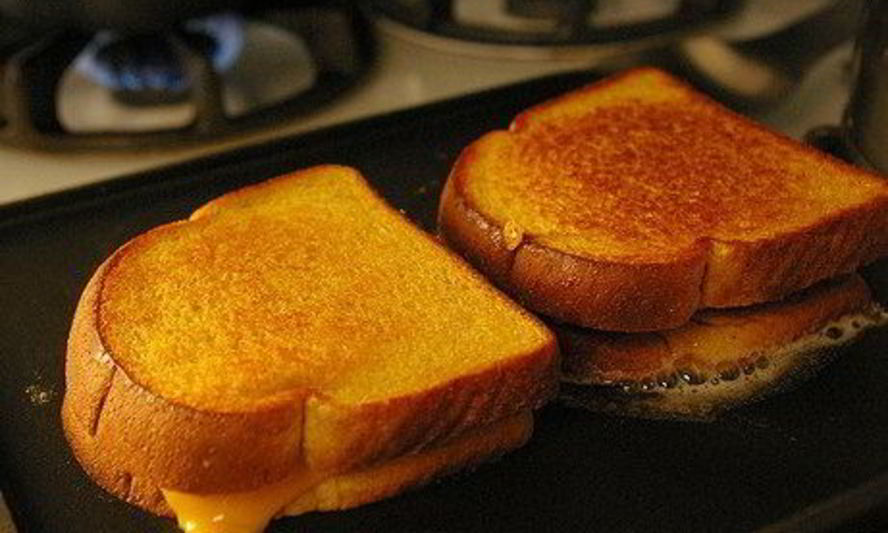 Рецепт сырные тосты на сковородке