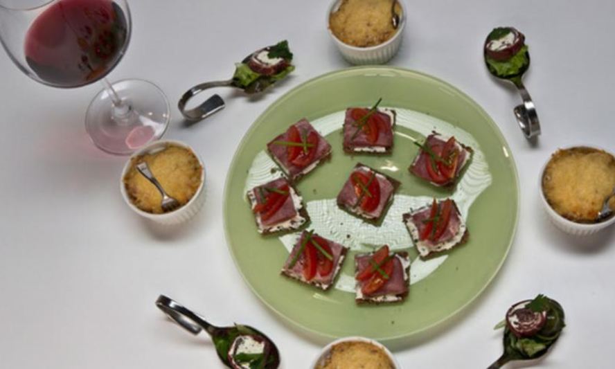 Рецепт тосты деликатесные с языком