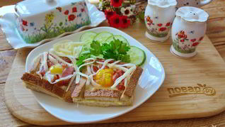 Тосты Карбонара