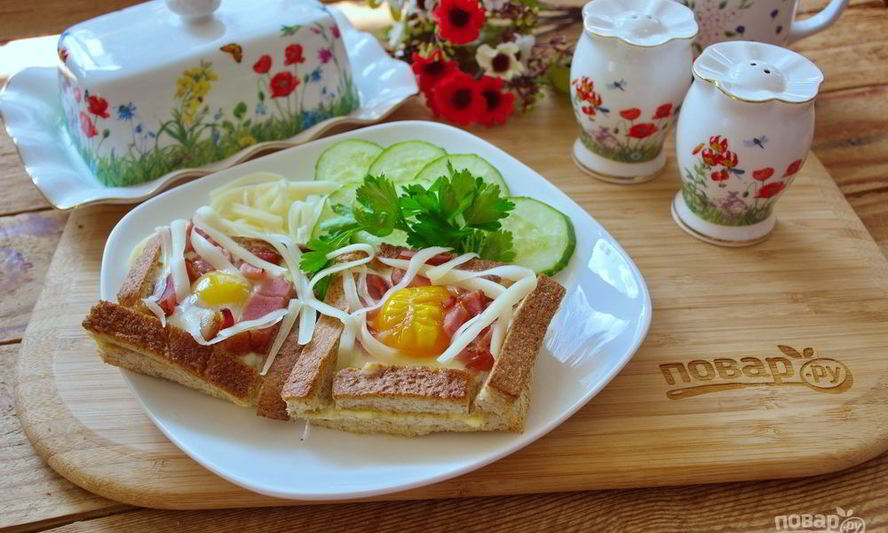 Рецепт тосты карбонара