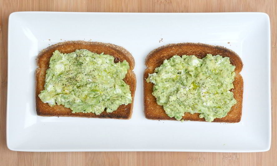 Рецепт тосты с авокадо и сыром