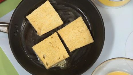 тосты с бананом и сыром