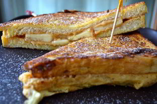 Тосты с бананом