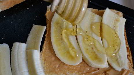 тосты с бананом