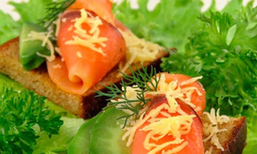 Рецепт тосты с семгой и авокадо