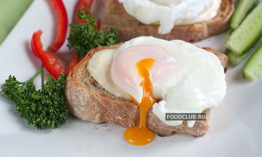 Рецепт тосты с яйцом-пашот и моцареллой