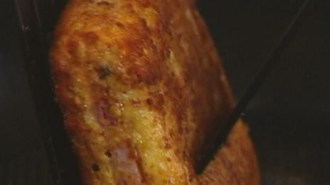 тосты в домашних сухарях с ветчиной и сыром