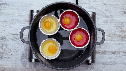 Яичница с помидорами