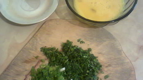 глазунья с эстрагоном