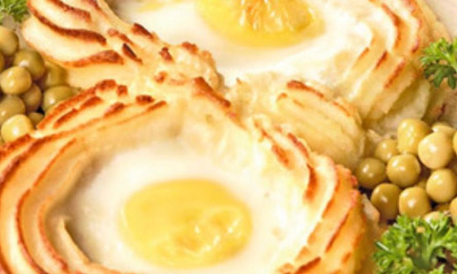 Рецепт глазунья в кольце