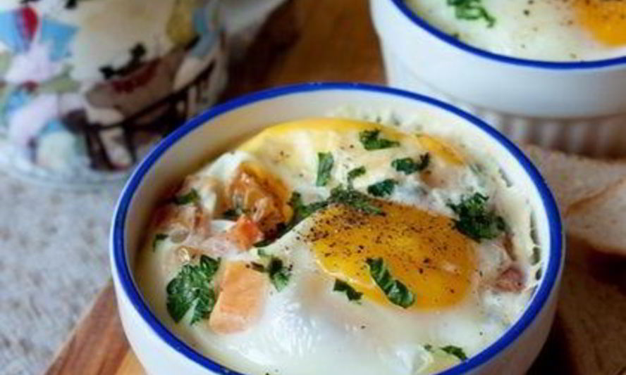 Рецепт глазунья в микроволновке