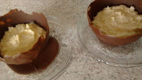 глазунья в шоколаде