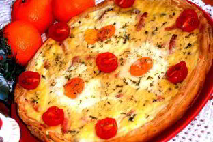 Глазунья в съедобной сковородке