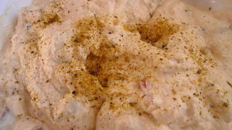 глазунья в съедобной сковородке