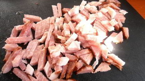 глазунья в съедобной сковородке