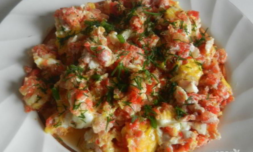 Рецепт вкусная яичница