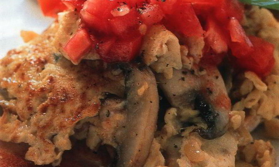 Рецепт яичница-болтунья из страусового яйца