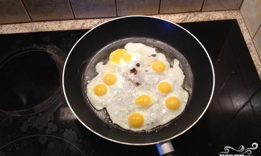 Рецепт яичница из перепелиных яиц
