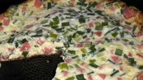 яичница на кефире