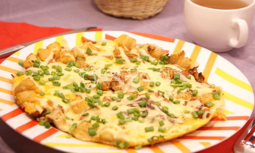 Рецепт яичница по-французски