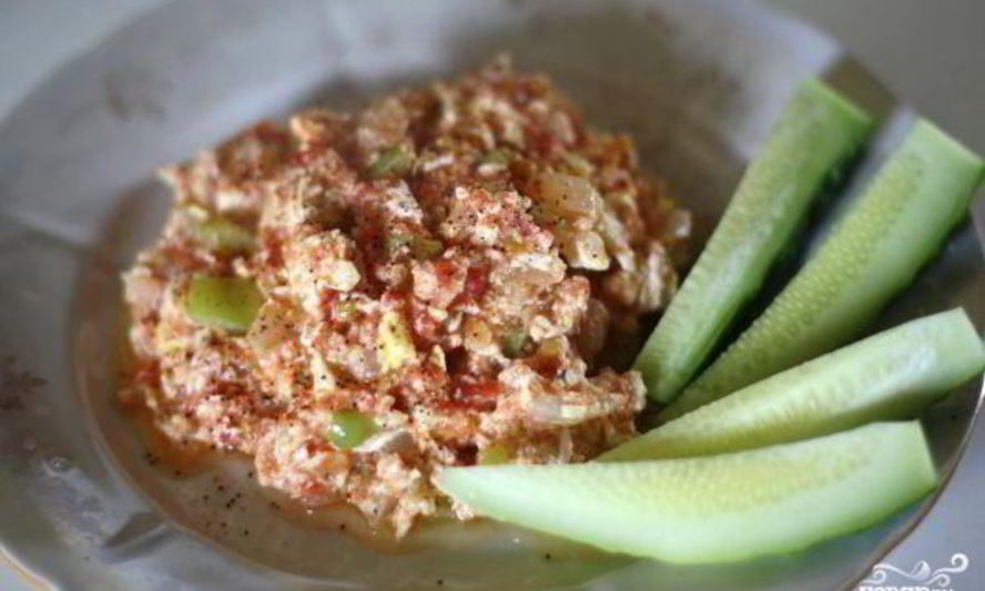 Рецепт яичница по-турецки