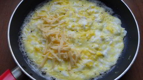 яичница по-японски с сыром
