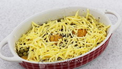 яичница с беконом и сыром