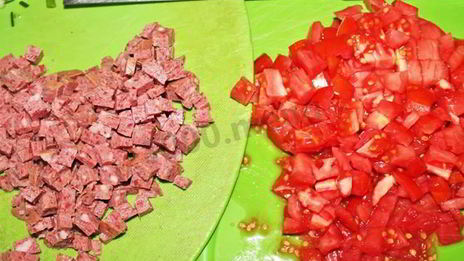 яичница с кабачками