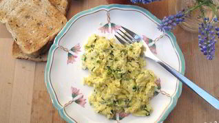 Яичница с капустой