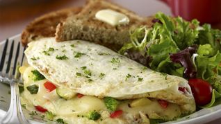 Яичница с мексиканской смесью