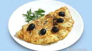 Яичница с печенью