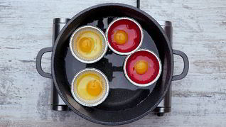 Яичница с помидорами