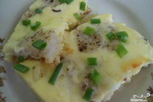 Яичница с рыбой