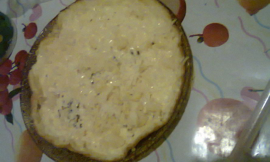 Рецепт яичница с сыром и колбасой