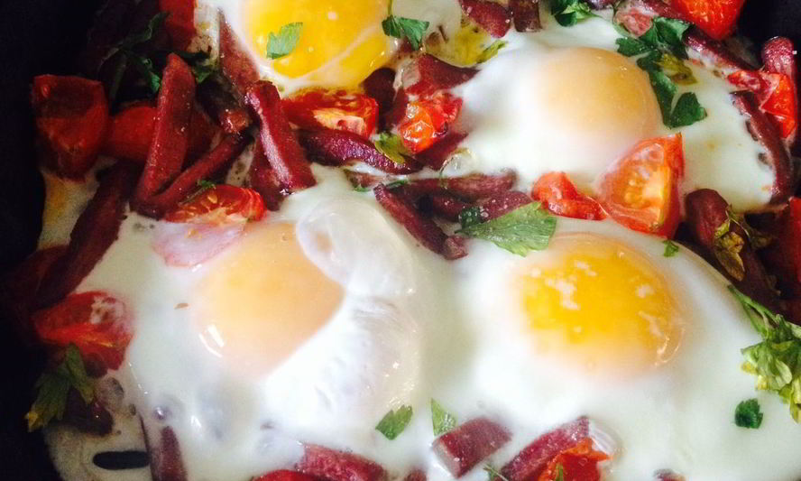 Рецепт яичница в духовке